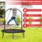 Foldable 40 Inch Trampoline Rebounder with Resistance Bands for Home Fitness